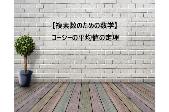 コーシーの平均値の定理を視覚的に理解する Imaginary Dive!!